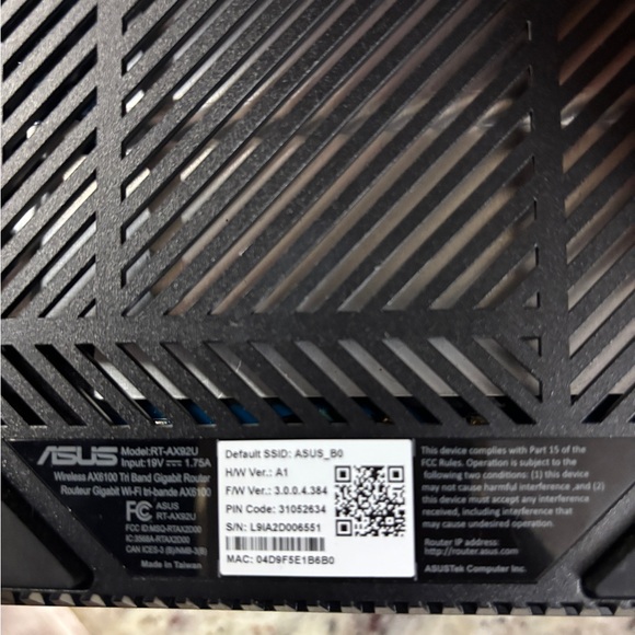 ASUS RT-AX92U Gigabit AX6100 Tri-band WiFi6 No Power Supply - Picture 4 of 4